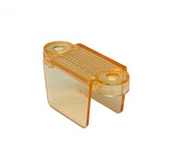 1-1/4" Light Orange Translucent Double Sided Lane Guide - CLEARANCE 1-1/4" Light Orange Translucent Double Sided Lane Guide - CLEARANCE